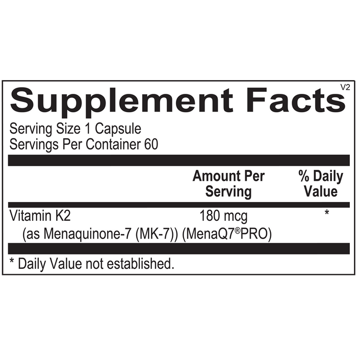 Vitamin K2 180 mcg